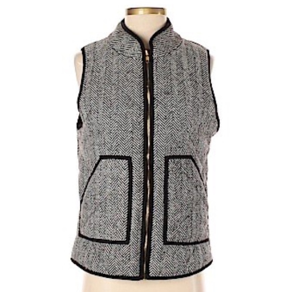 HERRINGBONE VEST - Picture 5 of 10